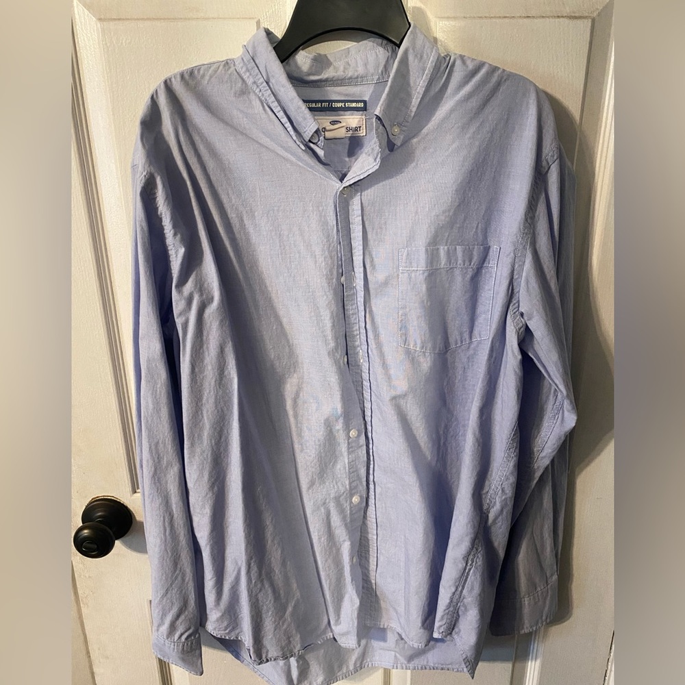 Long sleeve light weight button shirt